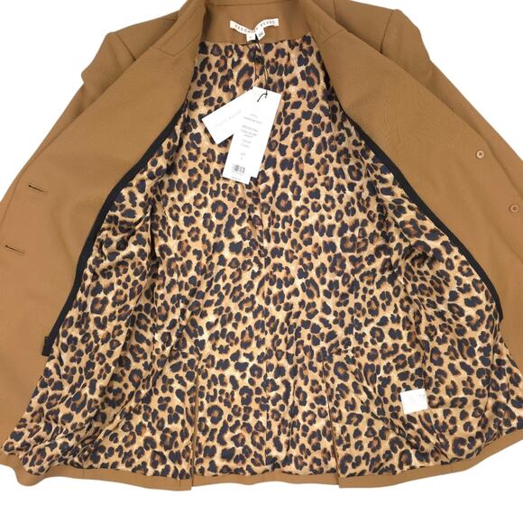 Veronica Beard Blazer Terre Dickey Jacket in Camel Wool Blend Business Workwear - Picture 9 of 14